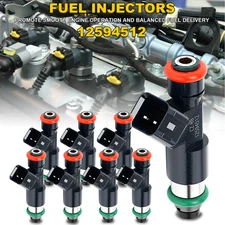 8x Upgrade Fuel Injectors For 2007-2009 Chevrolet Tahoe 5.3L 6.0L 4.8L 6.2L V8