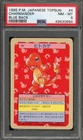 Pokemon Topsun Charmander Blue Back Japanese #004 PSA 8