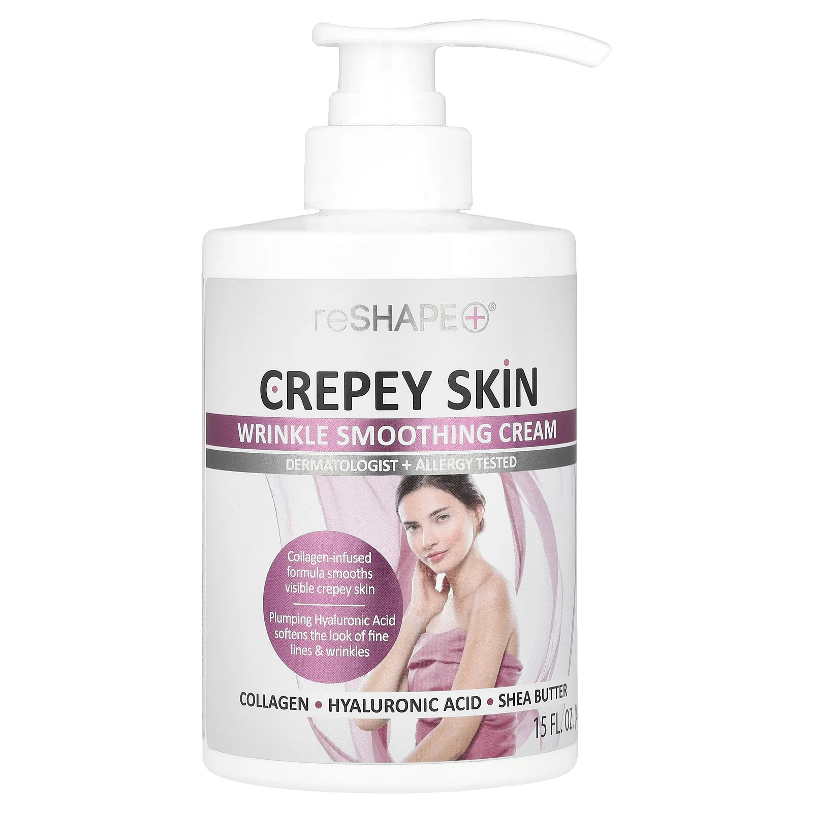Crepey Skin, Крем для разглаживания морщин, 15 жидких унций (444 мл)