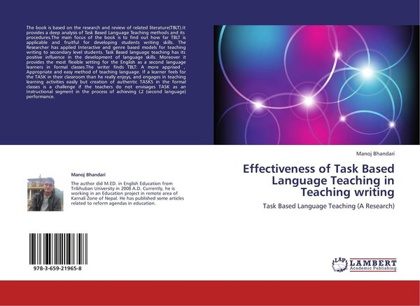 Effectiveness Of Task Based Language Teaching In Teaching Writing Manoj Bhandari-image
