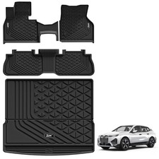 BMW iX Floor Mats & Cargo Liner 2022-2026 All Weather TPE Custom Fit Full Set