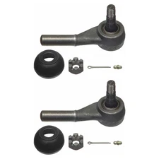 Moog 2pc Front Outer Steering Tie Rod End Kit For B350 Ram 2500 Van PB350