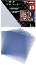 10 Ultra Pro 8"x10" Toploaders for Sleeves New Collectibles Memorabilia Photos