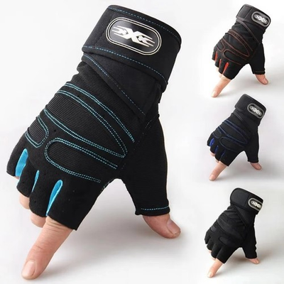 #ad Weight Lifting Wrist Wraps Gloves Training Gym Yoga Workout Bodybuilding Fitness $10.63