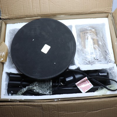 Industrial Floor Lamp with 3 LED Bulbs 165 cm PTL-0919-00