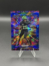 2025 Panini Prizm Draft Picks Tez Johnson RC Brilliance #20 Blue Ice Prizm /149