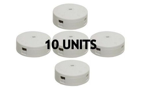 20A Junction Box 4 Terminal Electrical Wiring Cable Connector Plastic White 59mm - Picture 6 of 8