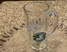 BROOKLYN BREWERY OKTOBERFEST PRISM GLASS BEER MUG - 7 INCHES