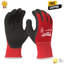 Milwaukee Winter Cut Resistant Level 1 Dipped Gloves - Milwaukee Work Gloves