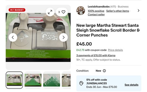 Neu selten Martha Stewart Marienkäfer Marienkäfer Vogel Bordüre & Ecke Handwerk Stanzen - Bild 6 von 6