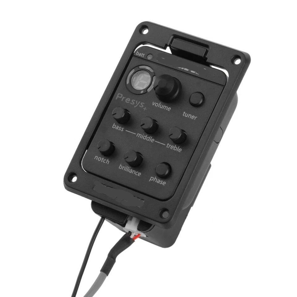 201 guitar pickups Acoustic Guitar Preamp Piezo Pickup 4-Band Equalizer - Image 2 of 4