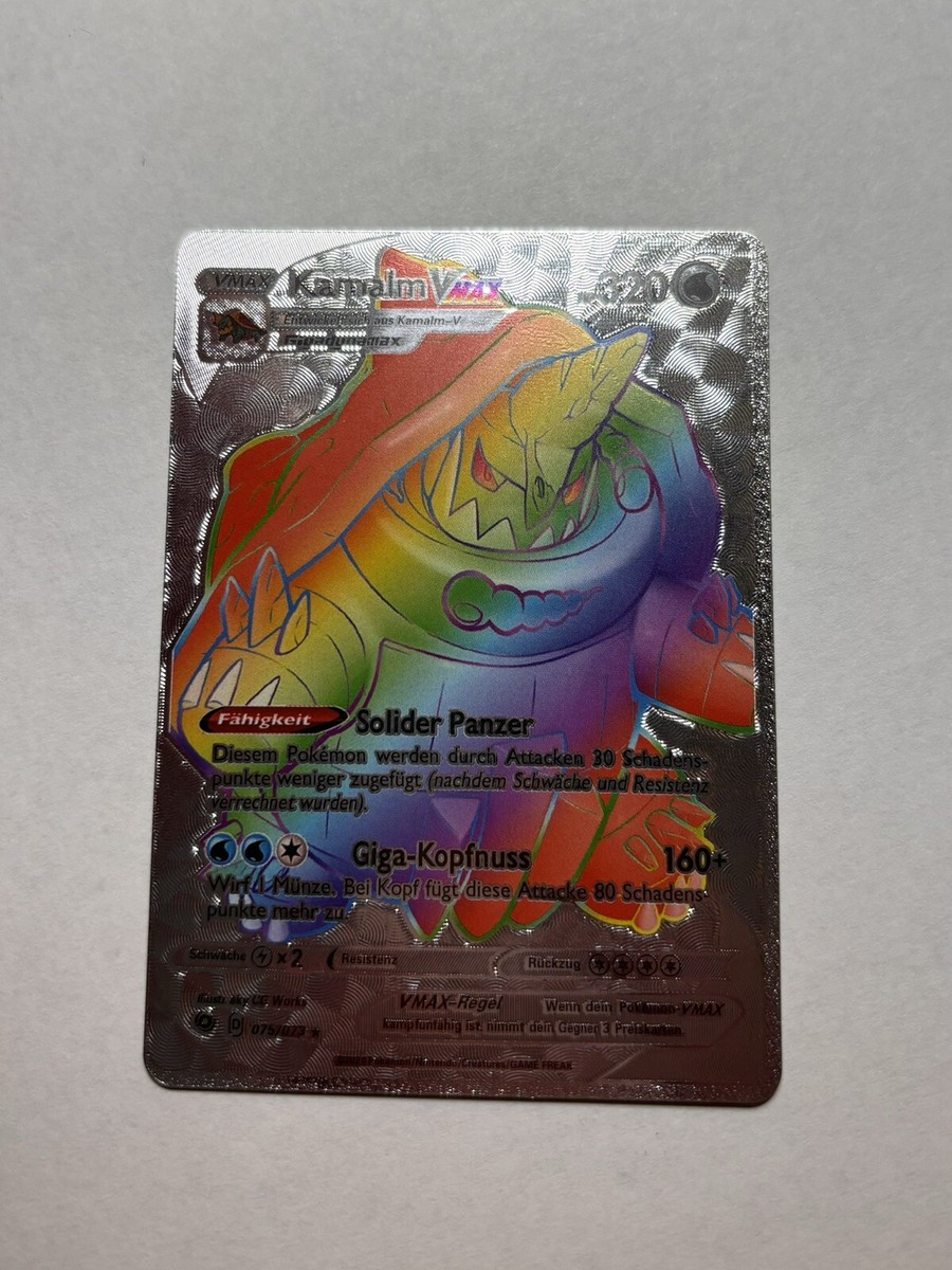 Kamalm VMAX Dreadnaw 075/073 HP320 Rainbow Silver Foil Fan Art