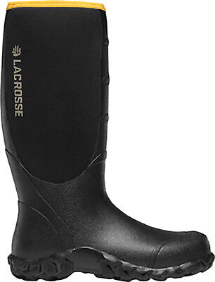Lacrosse Alpha Lite Mens Black Rubber 16in 5mm Work Boots | eBay