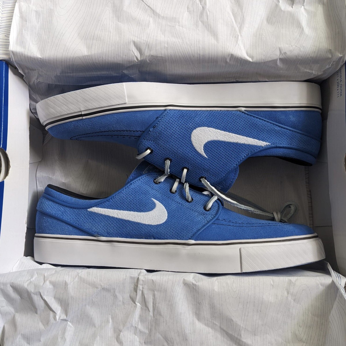 2010 Nike SB ZOOM Stefan Janoski Pacific Blue 333824-400 Size 10.5