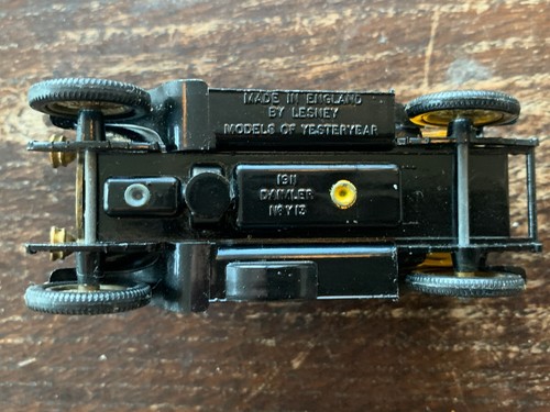 Vintage Lesney Models of Yesteryear Diecast Model Daimler 1911 Y13 - Picture 7 of 8