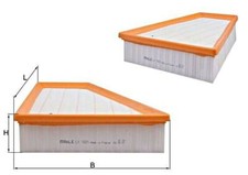 MAHLE Luftfilter Für FORD VOLVO Galaxy Mondeo IV V S-Max S80 II V70 III 1465170