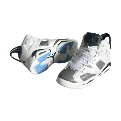 Jordan 6 Key Chains Pendant Collectible Mini Shoe Keyrings｜Shoe Box Available