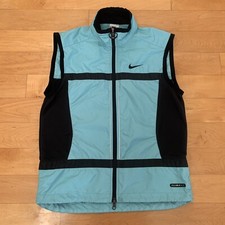 Vintage 90 s Nike Climafit Running Vest Women s S Small Windbreaker Blue