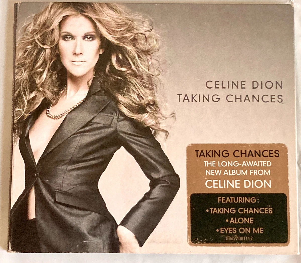CELINE DION taking Chances CD 2007 digi pack 3 Bar Gate fold