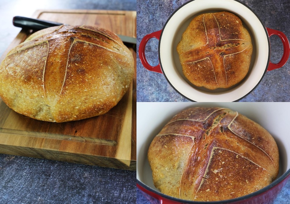Dutch Oven Enameled Cast Iron Pot Cocotte with Dual Handle and Cover