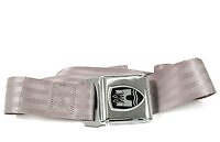 1953-1979 Vw Beetle Super Beetle 2 Point Seat Lap Belt Grey With Chrome