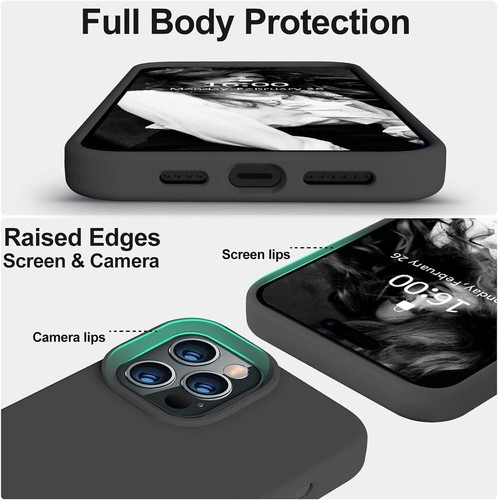 Liquid Silicone Case For iPhone 16 15 14 13 Mini 12 Pro Max 11 XR XS 7 8 Plus SE - Picture 2 of 14