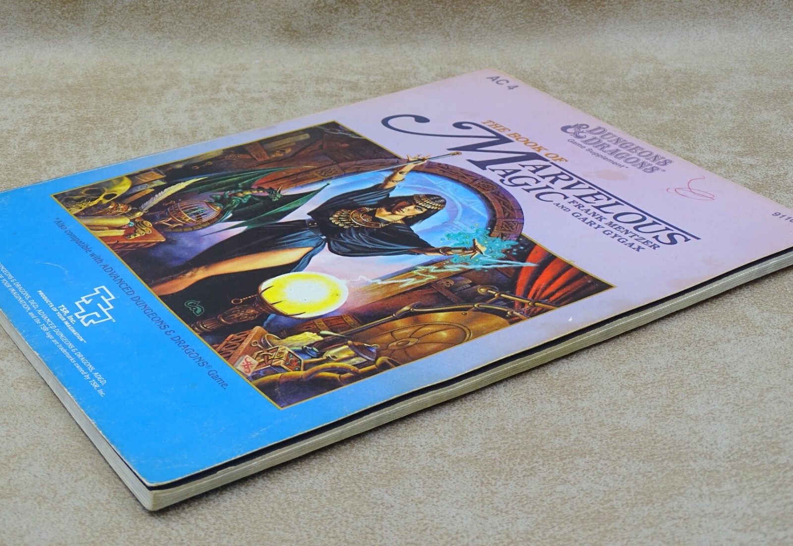 D&D AC4 The BOOK of MARVELLOUS MAGIC Gary Gygax Frank Mentzer 9116 TSR 9266 | eBay UK