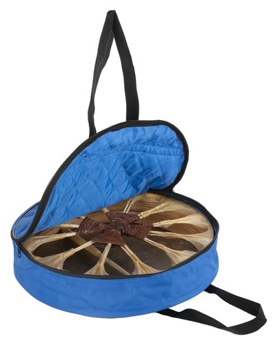 Tasche Bag 18" Hand Rahmen Trommel Frame Drum Schamanentrommel Percussion blau - Bild 2 von 4