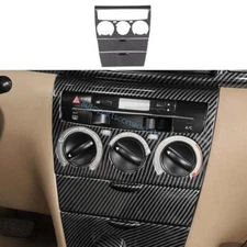 For Toyota Corolla 2003-2008 Carbon Fiber Center Console AC Switch Knob Ring 3pc