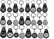 Dog Peace Keyring