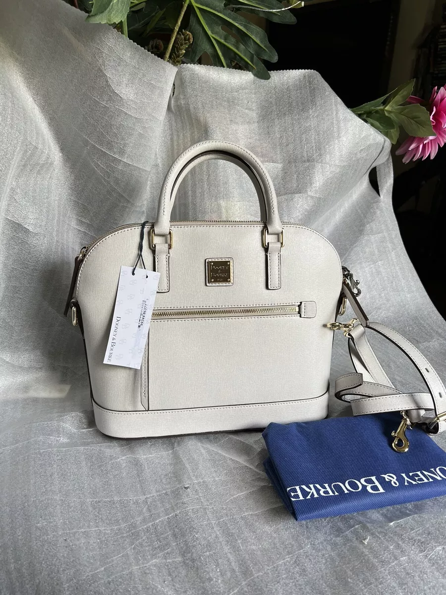 Saffiano mini domed zip satchel sales