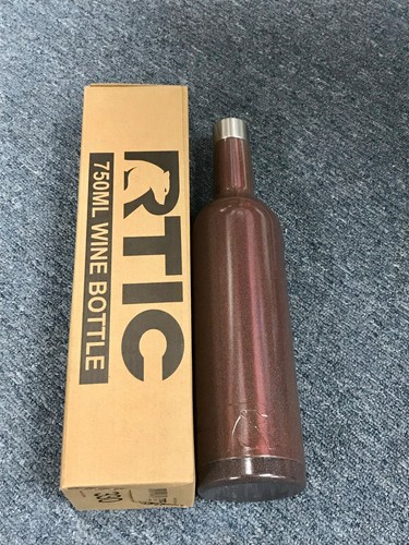 RTIC 750ML 18/8 STAINLESS STEEL INSULATED WINE BOTTLE - BPA Free Color Stainless - Picture 19 of 44