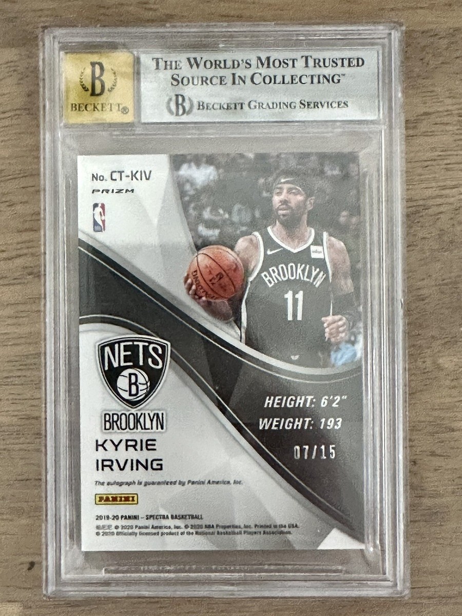 NBA KYRIE IRVING AUTO 2019-20 PANINI CONTENDERS VETERAN TICKET On 