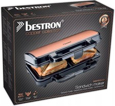 Bestron XL Sandwichmaker Antihaftbeschichtete...