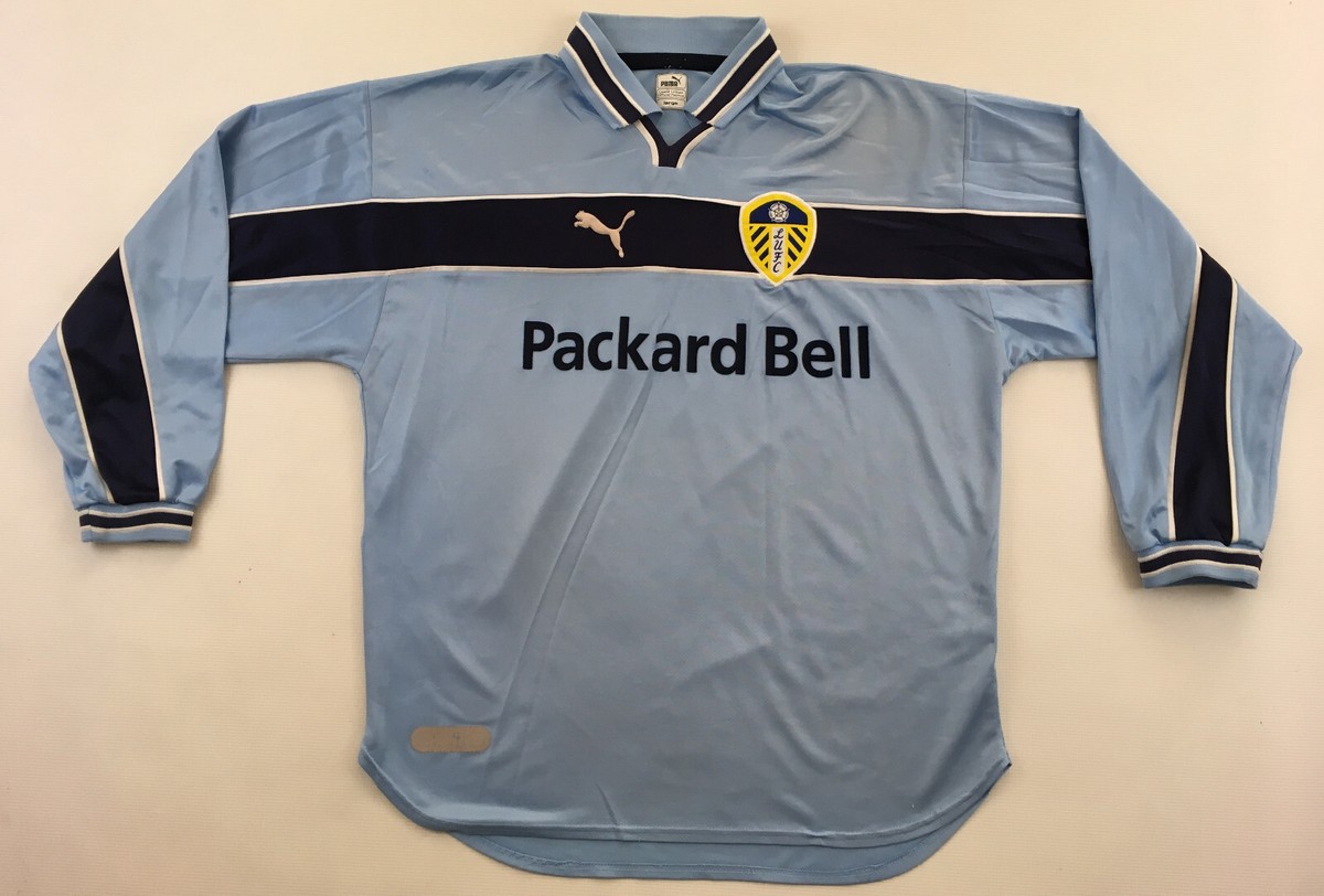 Leeds United 1999 2000 Puma long sleeve shirt jersey Packard