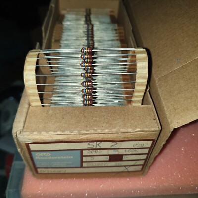 ROE SK2 VINTAGE 160K 5% 1/4W CARBON RESISTORS MARSHALL AMP EQ PIHER QUALTY!50pcs