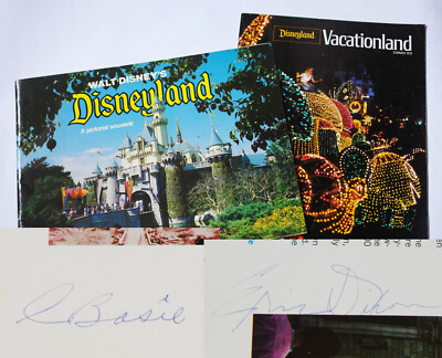 Count Basie Orchestra Pen Signed 1978 Disneyland Souvenir Programmes. Eric Dixon