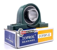 1 3/8" Mounted Bearing UCP207-22 Iron Pillow Block Ball Bearings 1.375"inch