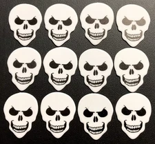 12 pcs Skull Shaped Guitar Picks - SKULLS - Hot Picks - 12 pics - Grave Picker