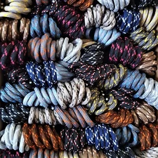 Fabmania®  Laces - 3mm Round Boot Laces - Ideal for Salomon, North Face Hedgehog