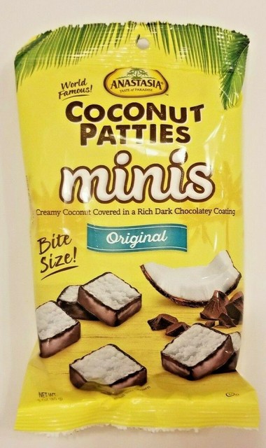 2 Anastasia 6 Oz Of Dark Chocolate Covered Coconut Patties Minis Original For Sale Online Ebay