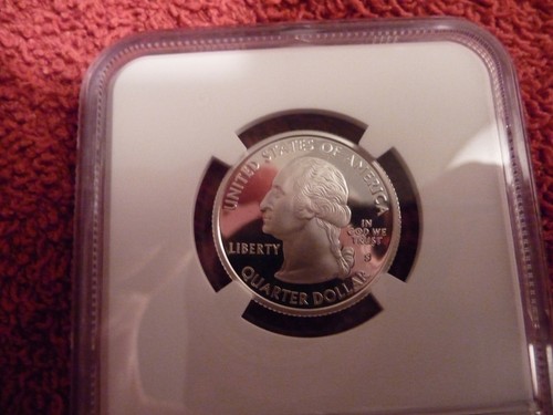 2008 s silver proof Alaska statehood quarter NGC PF 70 Ultra Cameo - Picture 4 of 4