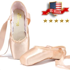  Used Nexete Professional Pointe Ballet Shoes  Order  street size  1/2- 1  up