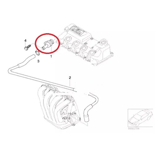 High Performance PCV Valve for BMW For Mini For Cooper R50 R52 R53 Series - Picture 9 of 10