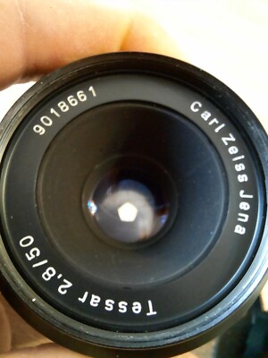 Carl Zeiss Jena Tessar 2.8/50 ZEBRA DDR NEW lens M42 | eBay