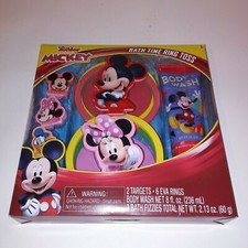Disney Jr Mickey Mouse Minnie Kids Bath Time Ring Toss Toy Body Wash Targets