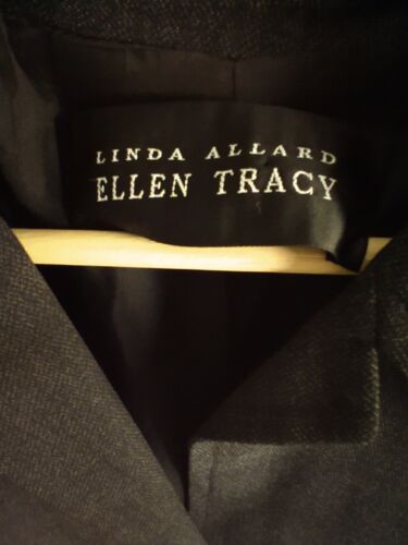 Veste femme Linda Allard Ellen Tracy taille 16 gris blazer de bureau mixte Preppy - Photo 2/8