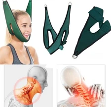 Cervical Neck Traction Device Neck Brace Support Stretcher Pain Relief Over Door