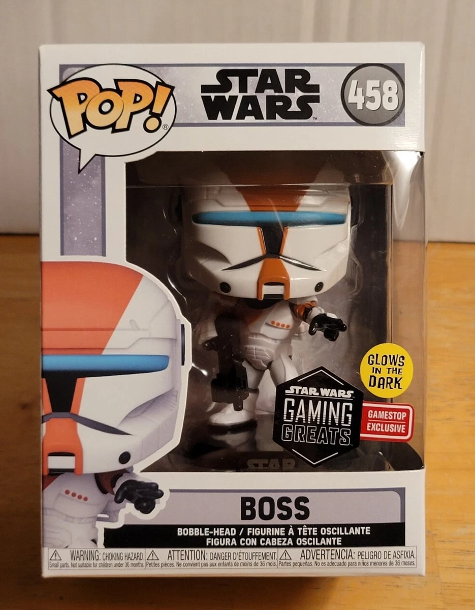 Funko POP! Star Wars: Republic Commando Glow Boss #458 Gaming Greats  Exclusive!