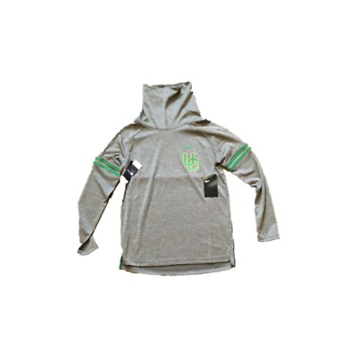 NWT NEW Oregon Ducks Nike Women's Striped Funnel Neck Sweatshirt XS